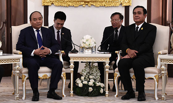 [포토] 베트남-태국 총리, 방콕서 회담