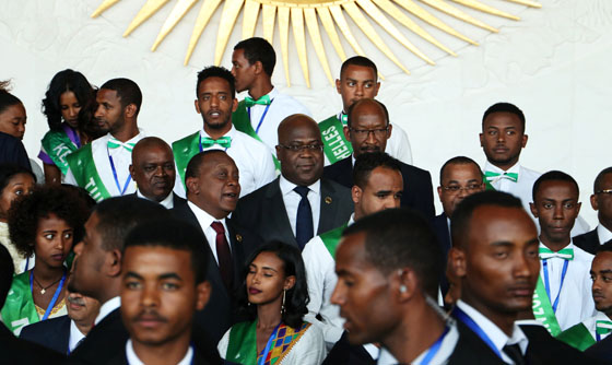 [포토] 아프리카연합 정기회의에 참석한 콩고민주공화국 대통령