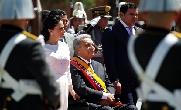 [이슈인포그래픽] 모레노 에콰도르 대통령 지지율 급락