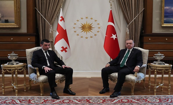 [이슈트렌드] 에르도안 터키 대통령, 조지아 총리와 회담