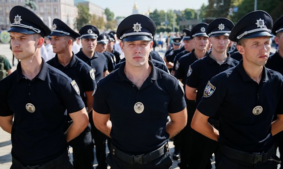 [포토] 우크라이나, 경찰 개혁 1주년 맞아