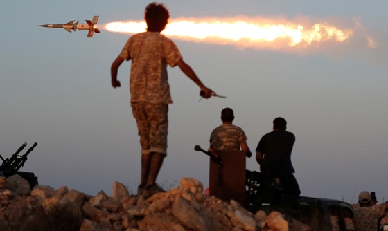[포토] 리비아, IS가 장악한 시르테 지역 공략 중