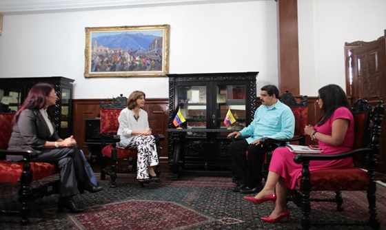 [포토] 콜롬비아 외교장관, 베네수엘라 방문