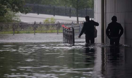[포토] 러시아 모스크바, 호우로 홍수 피해