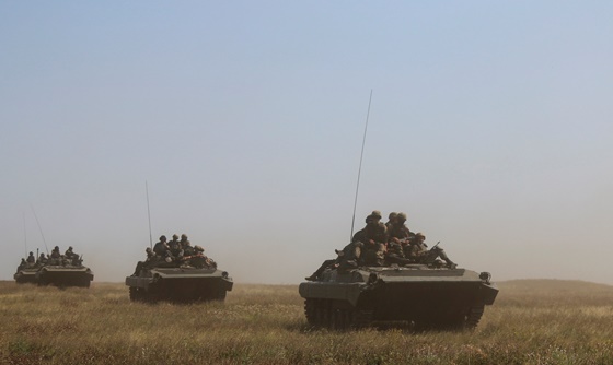 [포토] 우크라이나, Kherson 지역에서 군사 훈련 실시