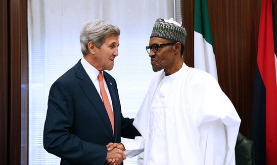 [포토] 미국 국무장관, 나이지리아 대통령과 경제 논의해