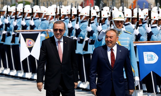 [포토] 카자흐스탄 대통령, 터키 방문