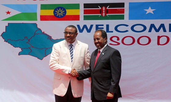 [포토] 에티오피아 총리, IGAD 정상회의 참가위해 소말리아 방문해