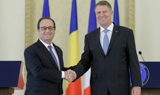 [포토] 프랑스 대통령, 루마니아 공식 방문해