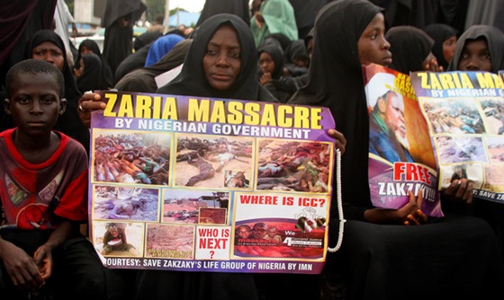 [포토] 나이지리아, 나이지리아 이슬람운동(IMN)의 지도자 석방을 요구하는 시위 열려