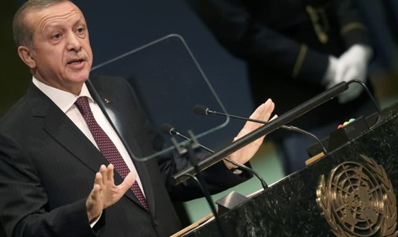 [포토] UN 총회에 참석한 터키 대통령