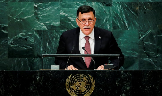 [포토] 리비아 통합정부 총리, UN 총회에서 리비아 통합 강조