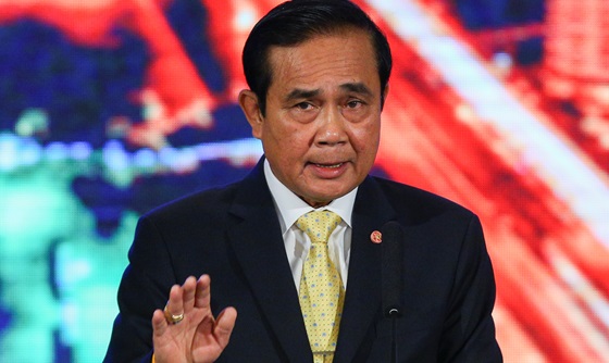 [포토] 태국 총리, 2년간 군부 성과 발표