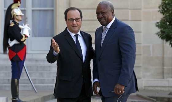 [포토] 가나 대통령, 양국 협력을 위해 프랑스 방문해