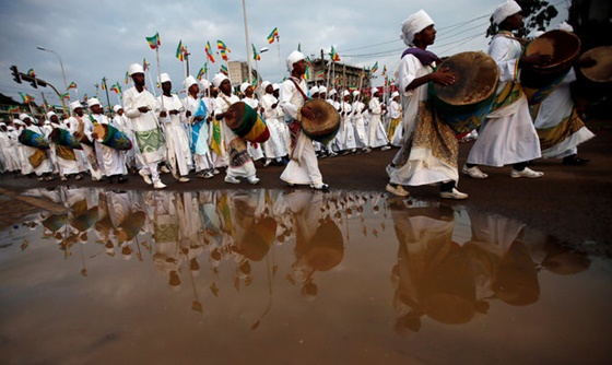 [포토] 에티오피아에서 메스켈 축제 열려