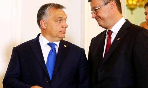 [포토] 난민들의 발칸 루트 이동에 관한 회담에 참가한 헝가리 총리