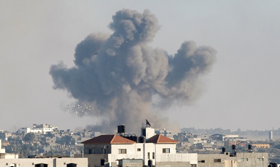 [포토] 이스라엘, 가자 지구에 공습