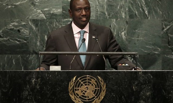 [포토] 케냐 부통령, UN 총회에서 소말리아 사태 해결 간청해