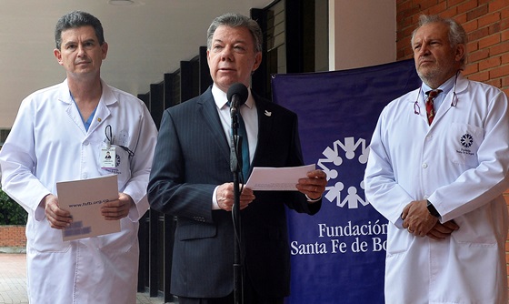 [포토] 콜롬비아 대통령, 전립선암 정밀 검진
