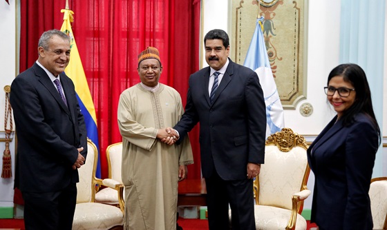 [포토] OPEC 사무총장, 베네수엘라 대통령과 회담
