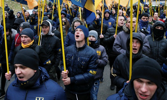 [포토] 우크라이나, 친유럽 촉진 시위 희생자의 조사 요구하는 행렬