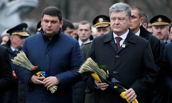 [포토] 우크라이나 대통령, 우크라이나 대기근 희생자 추모식 참석