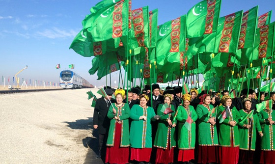 [포토] 아프가니스탄-투르크메니스탄 잇는 철도 개통식 기념행사