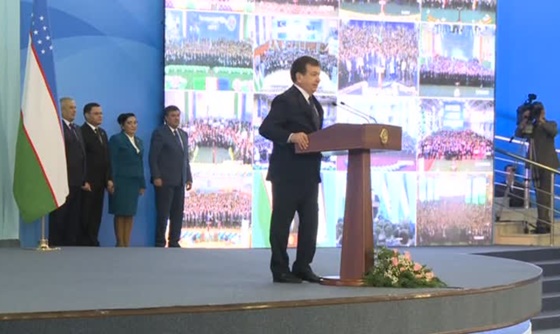 [포토] 우즈베키스탄, 새 대통령 선출