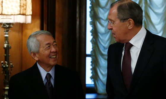 [포토] 러시아 외무부 장관, 필리핀 외무부 장관과 회담