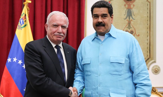 [포토] 니콜라스 마두로 베네수엘라 대통령과 팔레스타인 외무부 총리 