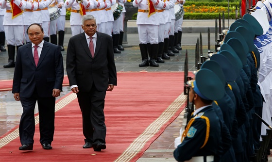 [포토] 스리랑카 대통령, 베트남 방문