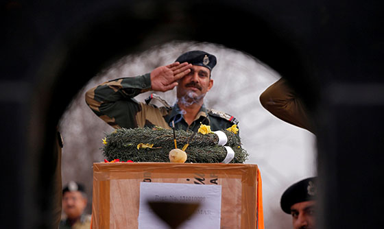 [포토] 인도-파키스탄 국경 분쟁 희생 군인 추모식 거행