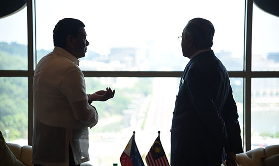 [포토] 필리핀-말레이시아 정상회담